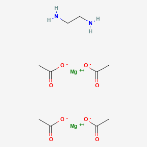 molecular formula C10H20Mg2N2O8 B13826158 Magnesium[[n,N'-ethylenebis[n-(carboxymethyl)glycinato]](4-)-N,N',o,o',on,on']magnesate(2-) 