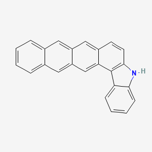 molecular formula C24H15N B13826182 Anthra(2,3-c)carbazole CAS No. 314-08-9