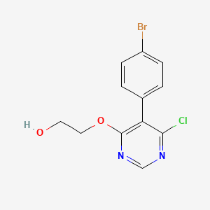 Ethanol,2-[[5-(4-bromophenyl)-6-chloro-4-pyrimidinyl]oxy]-