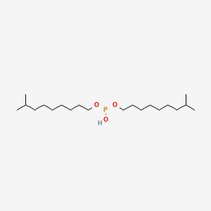 molecular formula C20H43O3P B13826380 Bis(8-methylnonyl) hydrogen phosphite CAS No. 40621-54-3