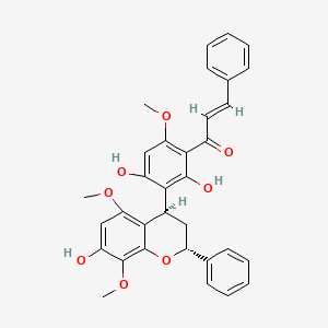 molecular formula C33H30O8 B13826437 Sarcandrone A 