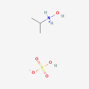 molecular formula C3H11NO5S B13826503 Isopropylhydroxylammonium hydrogen sulfate 