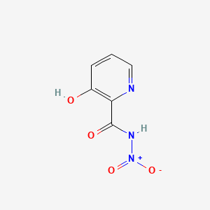 molecular formula C6H5N3O4 B13826567 3-Hydroxy-N-nitropyridine-2-carboxamide CAS No. 3920-61-4