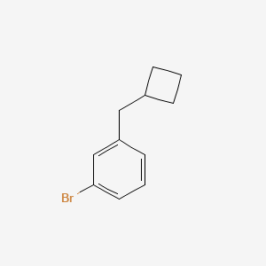 molecular formula C11H13B B1382661 1-Bromo-3-(cyclobutylmethyl)benzene CAS No. 1643457-38-8