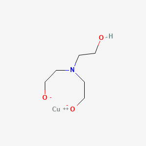 molecular formula C6H13CuNO3 B13826651 Cupric triethanolamine CAS No. 82027-59-6