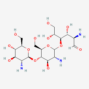 molecular formula C18H35N3O13 B13826705 Chitotriose 3hcl 