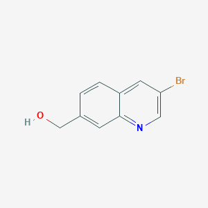 molecular formula C10H8BrNO B1382672 （3-溴喹啉-7-基）甲醇 CAS No. 1893895-14-1