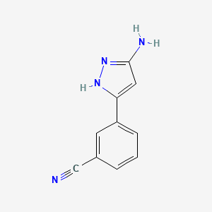 3-(5-Amino-1H-pyrazol-3-yl)benzonitrile