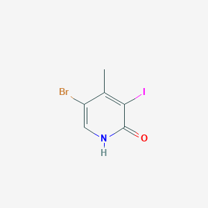 5-Bromo-3-iodo-4-methylpyridin-2-ol