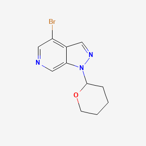 4-Bromo-1-(tetrahydro-2H-pyran-2-yl)-1H-pyrazolo[3,4-c]pyridine