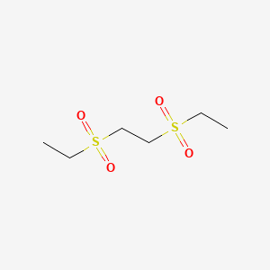 molecular formula C6H14O4S2 B13826790 1,2-Bis(ethylsulphonyl)ethane CAS No. 33976-39-5