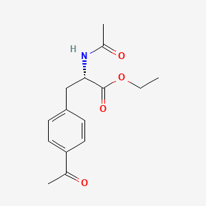 molecular formula C15H19NO4 B13826865 N,4-Diacetyl-L-phenylalanine Ethyl Ester 