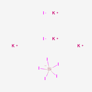 molecular formula BiI7K4 B13826883 Tetrapotassium;pentaiodobismuth(2-);diiodide 