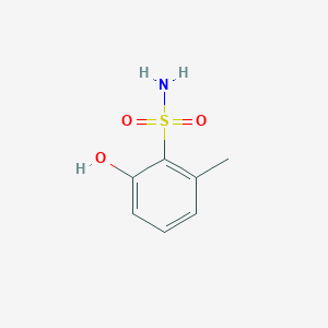molecular formula C7H9NO3S B13826891 2-Hydroxy-6-methylbenzenesulfonamide CAS No. 43059-22-9