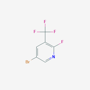 molecular formula C6H2BrF4N B1382694 5-Bromo-2-fluoro-3-(trifluoromethyl)pyridine CAS No. 1365262-75-4