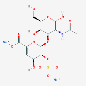molecular formula C14H19NNa2O14S B13826973 Chondroitin disaccharide delta-Di-ua-2S sodium salt 