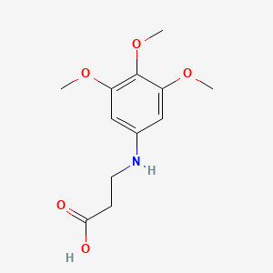 molecular formula C12H17NO5 B13826975 N-(3,4,5-trimethoxyphenyl)-beta-Alanine 