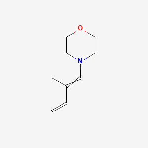 molecular formula C9H15NO B13827028 4-(2-Methylbuta-1,3-dienyl)morpholine 