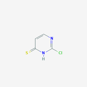 molecular formula C4H3ClN2S B13827059 Thiochloropyrimidine 