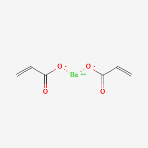 molecular formula C6H6BaO4 B13827107 2-Propenoic acid,barium salt(9ci) 
