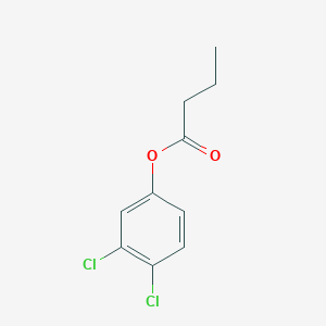 molecular formula C10H10Cl2O2 B13827108 Butyric acid, 3,4-dichlorophenyl ester 