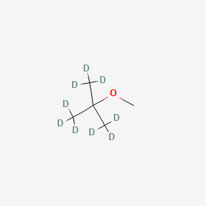 molecular formula C5H12O B13827160 Tert-butyl-d9 methyl ether 