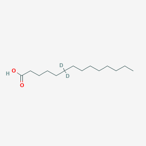 molecular formula C14H28O2 B13827216 Tetradecanoic-6,6-D2 acid 