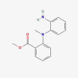 molecular formula C15H16N2O2 B13827221 N-Methyl-N-(o-aminophenyl)anthranilic Acid Methyl Ester 