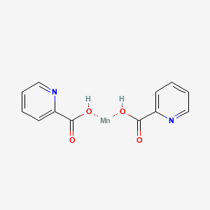 molecular formula C12H10MnN2O4 B13827248 Bis(picolinoyloxy)manganese 