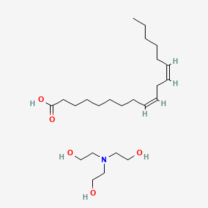 molecular formula C24H47NO5 B13827259 Triethanolamine linoleate CAS No. 67674-19-5