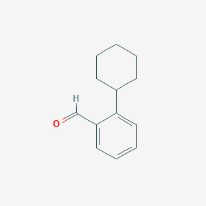 molecular formula C13H16O B138273 2-Cyclohexylbenzaldehyde CAS No. 128323-04-6