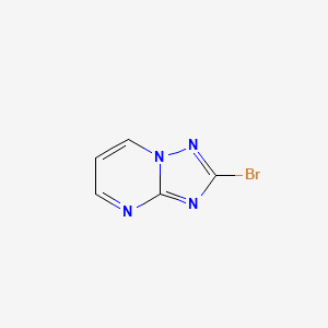 molecular formula C5H3BrN4 B1382732 2-Bromo-[1,2,4]triazolo[1,5-a]pyrimidine CAS No. 1335054-80-2