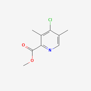 molecular formula C9H10ClNO2 B13827337 Methyl 4-chloro-3,5-dimethylpyridine-2-carboxylate 