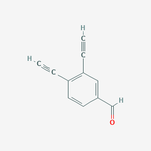 molecular formula C11H6O B13827351 3,4-Diethynylbenzaldehyde CAS No. 412041-54-4