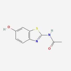 molecular formula C9H8N2O2S B13827445 Acetamide,N-(6-hydroxy-2-benzothiazolyl)- 