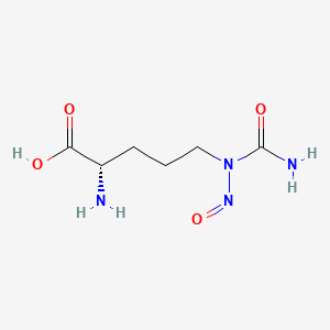 molecular formula C6H12N4O4 B13827465 Nitroso-L-citrulline CAS No. 42713-66-6