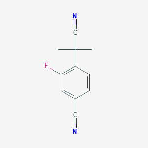 4-(1-Cyano-1-methylethyl)-3-fluorobenzonitrile
