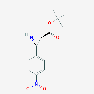 cis-Tert-butyl 3-(4-nitrophenyl)aziridine-2-carboxylate