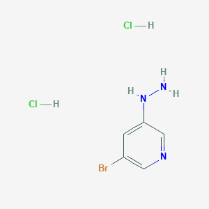 (5-Bromo-pyridin-3-yl)-hydrazine dihydrochloride