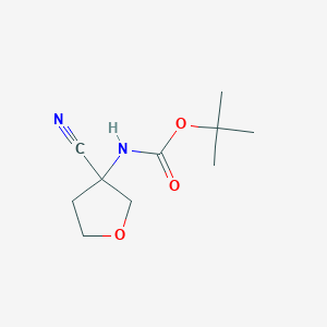 tert-butyl n-(3-cyanooxolan-3-yl)carbamate
