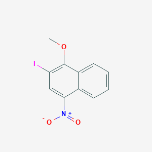 molecular formula C11H8INO3 B1382754 2-Iodo-1-methoxy-4-nitronaphthalene CAS No. 1429765-70-7