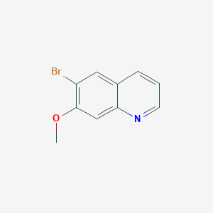 molecular formula C10H8BrNO B1382755 6-Bromo-7-methoxyquinoline CAS No. 1620515-86-7