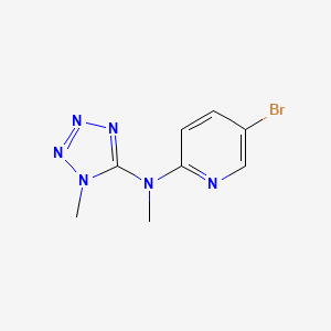 5-bromo-N-methyl-N-(1-methyl-1H-1,2,3,4-tetrazol-5-yl)pyridin-2-amine