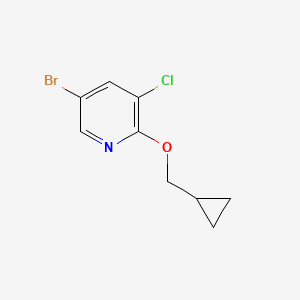 5-Bromo-3-chloro-2-(cyclopropylmethoxy)pyridine