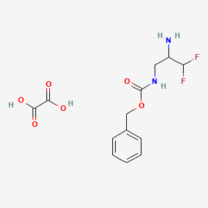 Benzyl (2-amino-3,3-difluoropropyl)carbamate oxalate