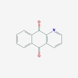 molecular formula C13H7NO2 B13827611 Benzo[g]quinoline-5,10-dione CAS No. 3712-09-2