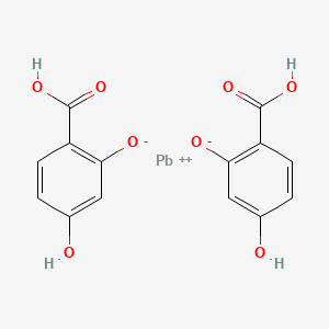 molecular formula C14H10O8Pb B13827616 Lead bis(2,4-dihydroxybenzoate) CAS No. 41453-50-3