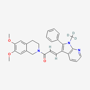 molecular formula C28H27N3O3 B13827642 SMAD3Inhibtor,SIS3-d3 