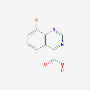 molecular formula C9H5BrN2O2 B1382766 8-Bromoquinazoline-4-carboxylic acid CAS No. 1781662-84-7