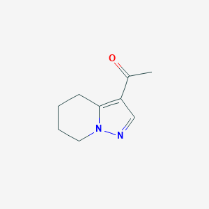 molecular formula C9H12N2O B138277 1-(4,5,6,7-Tetrahydropyrazolo[1,5-a]pyridin-3-yl)ethanone CAS No. 126571-48-0